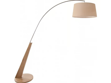 JAMA - Wooden arc lamp by Flam & Luce - view 2